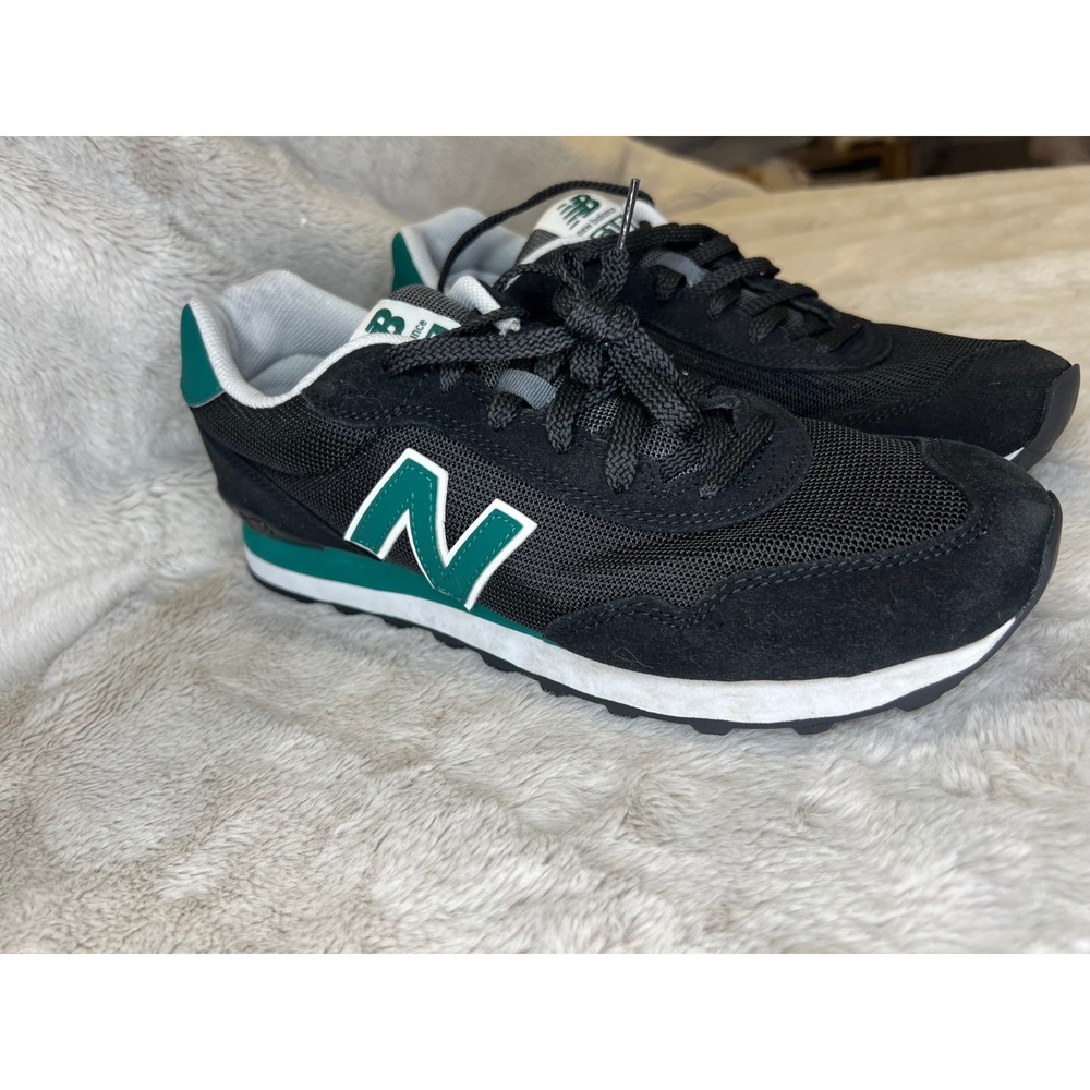New Balance Mens 515 Sneakers Black Green ML515UGB Size 10 - Picture 6 of 9